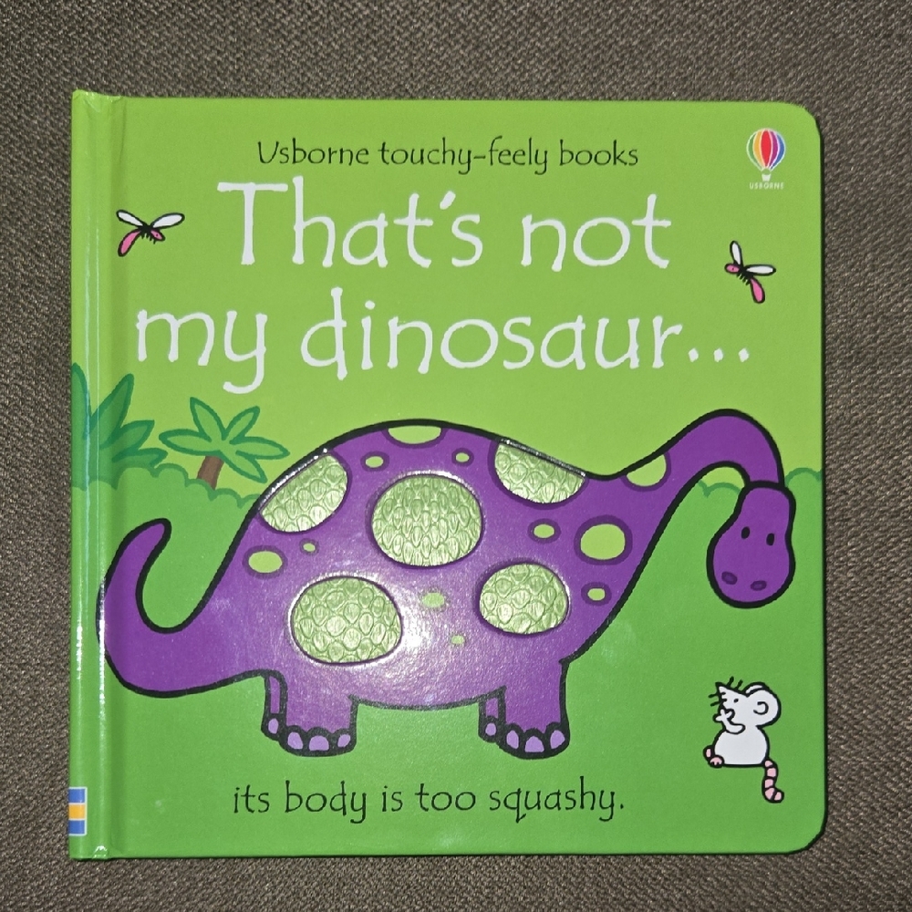 Usborne That's Not My Dinosaur... - Green & Purple Touchy-Feely Board Book